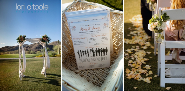 Wedding at Ritz Carlton Dove Mountain; Lori OToole Photography; Kacy & Jimmy