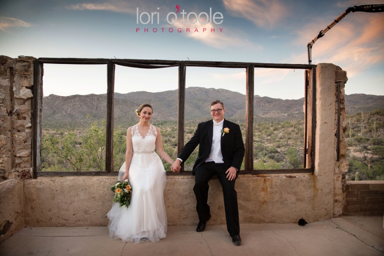 wedding at Tanque Verde Ranch; Tucson ranch wedding; Emily and Josh; Lori OToole Photography