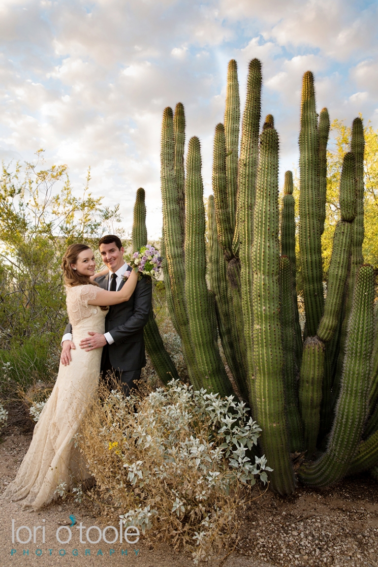 Tohono Chul Park wedding; Ally and Alex; Lori OToole Photography