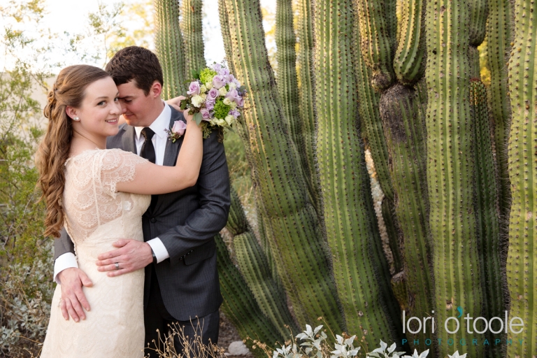 Tohono Chul Park wedding; Ally and Alex; Lori OToole Photography