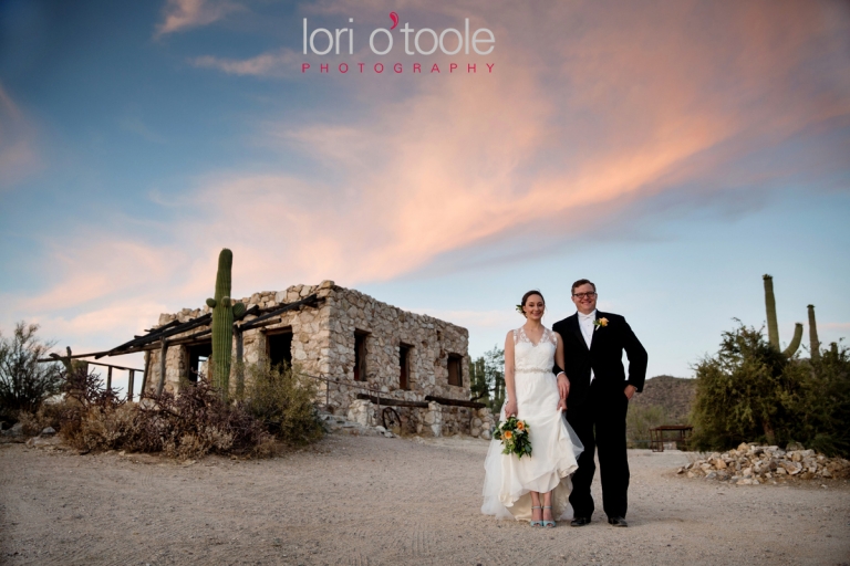 wedding at Tanque Verde Ranch; Tucson ranch wedding; Emily and Josh; Lori OToole Photography