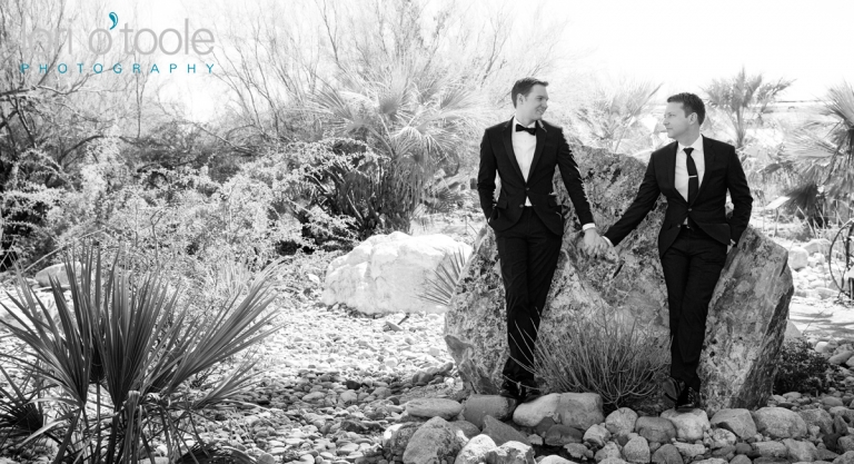 Chris and Nick; Tohono Chul Wedding; Gay wedding in Tucson; Lori OToole Photography
