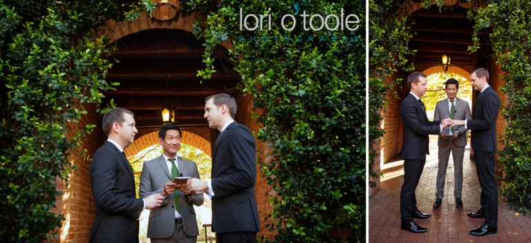 Chris and Nick; Tohono Chul Wedding; Gay wedding in Tucson; Lori OToole Photography
