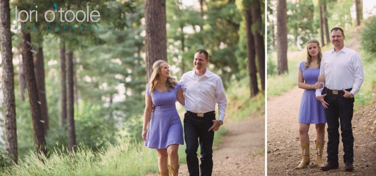 Mt Lemmon engagement photos; Lori OToole Photography; Tucson sunset engagement