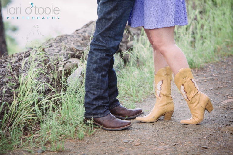 Mt Lemmon engagement photos; Lori OToole Photography; Tucson sunset engagement