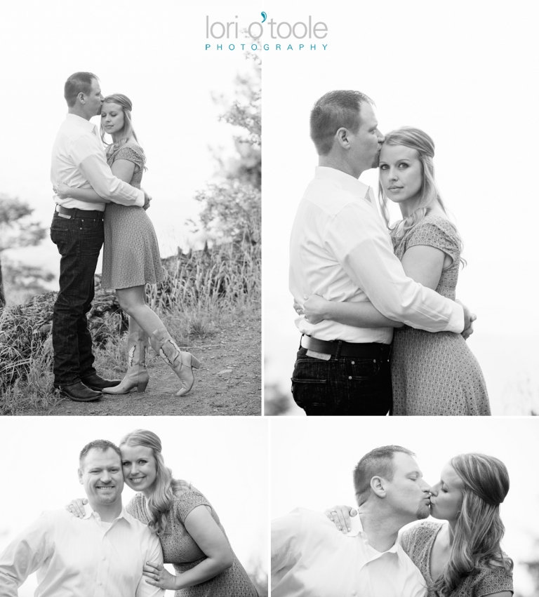 Mt Lemmon engagement photos; Lori OToole Photography; Tucson sunset engagement