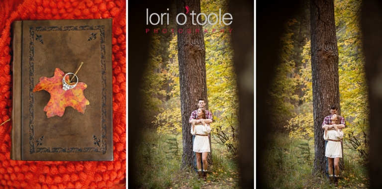 Mt Lemmon engagement photos; Lori OToole Photography; fall in Arizona