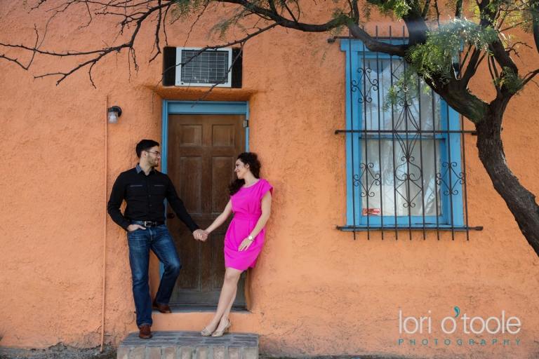 downtown Tucson engagement photos; LOri OToole Photography; Barrio Tucson