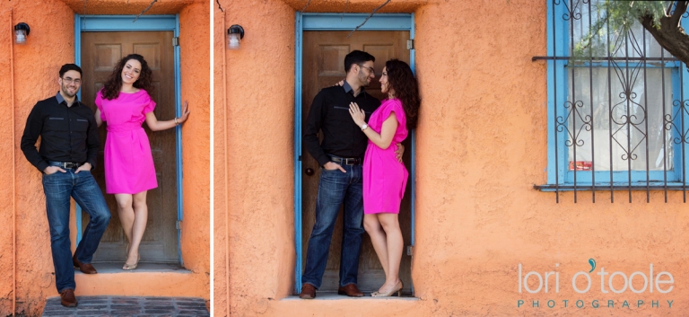 downtown Tucson engagement photos; LOri OToole Photography; Barrio Tucson