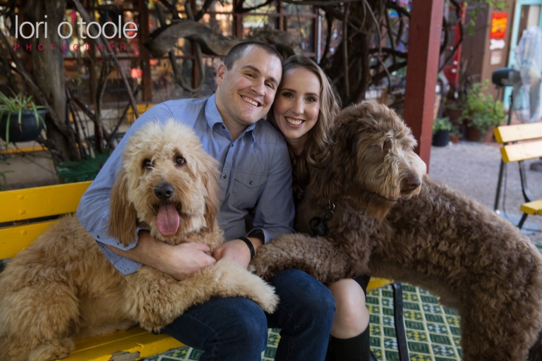 Laura and Alex Tucson Engagement photo; Lori OToole Photography; Tucson wedding, Barrio engagement