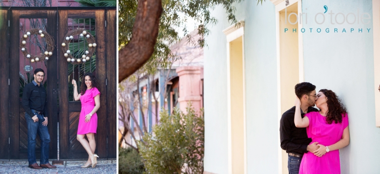 downtown Tucson engagement photos; LOri OToole Photography; Barrio Tucson
