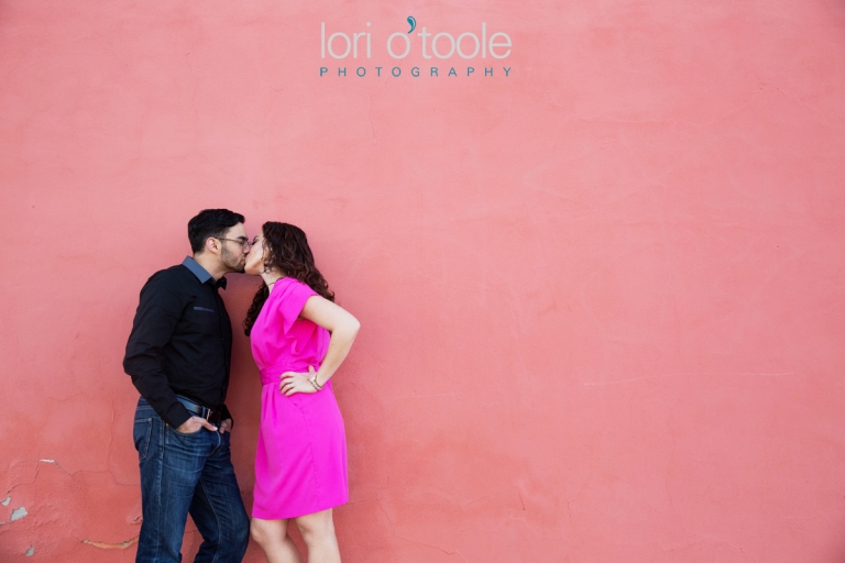 downtown Tucson engagement photos; Lori OToole Photography; Barrio Tucson