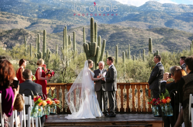 Winter wedding at Tanque Verde Guest Ranch, Lori OToole Photography, Wedding in Tucson