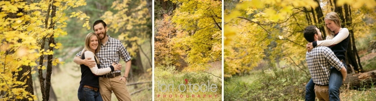 Mt Lemmon engagement photos, Lori OToole Photography, fall in Arizona