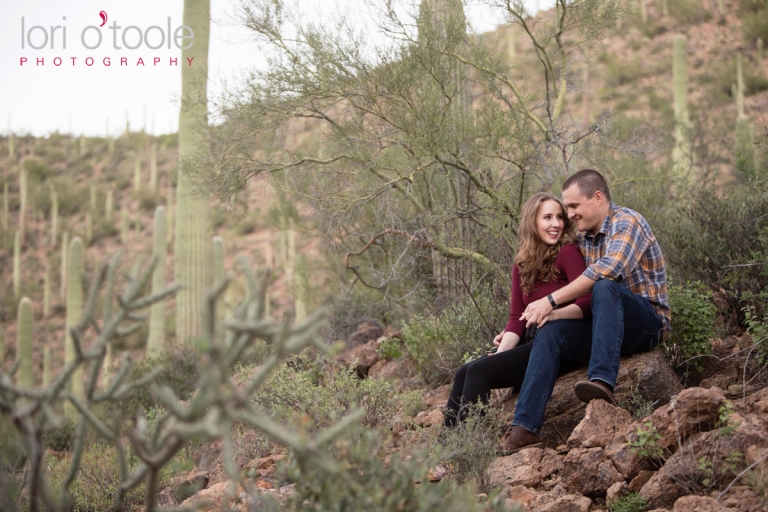 Laura and Alex Tucson Engagement photo; Lori OToole Photography; Tucson wedding, Barrio engagement