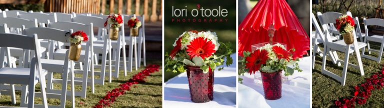 Tanque Verde Guest Ranch wedding, Red and black wedding, Lori OToole Photography