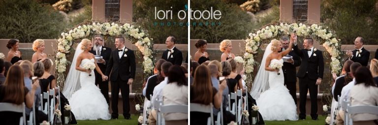 Gallery at Dove Mountain wedding, Lori OToole Photography, romantic desert wedding