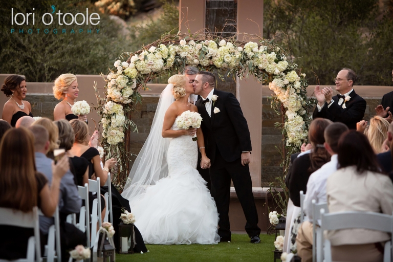Gallery at Dove Mountain wedding, Lori OToole Photography, romantic desert wedding