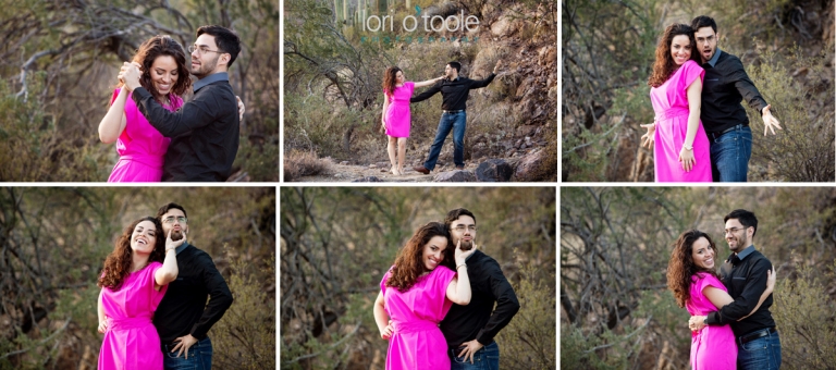 downtown Tucson engagement photos; Lori OToole Photography; Barrio Tucson