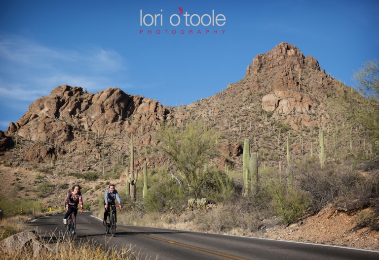 tucson biking engagement, Lori OToole Photography