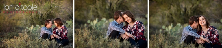 tucson biking engagement, Lori OToole Photography