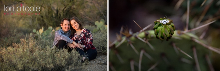 tucson biking engagement, Lori OToole Photography