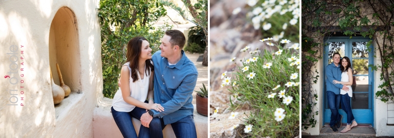 Tohono Chul engagement, Tucson engagement photo, Lori OToole Photography, Jen and Travis