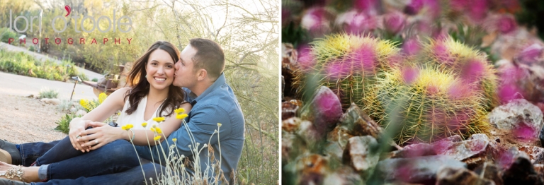 Tohono Chul engagement, Tucson engagement photo, Lori OToole Photography, Jen and Travis