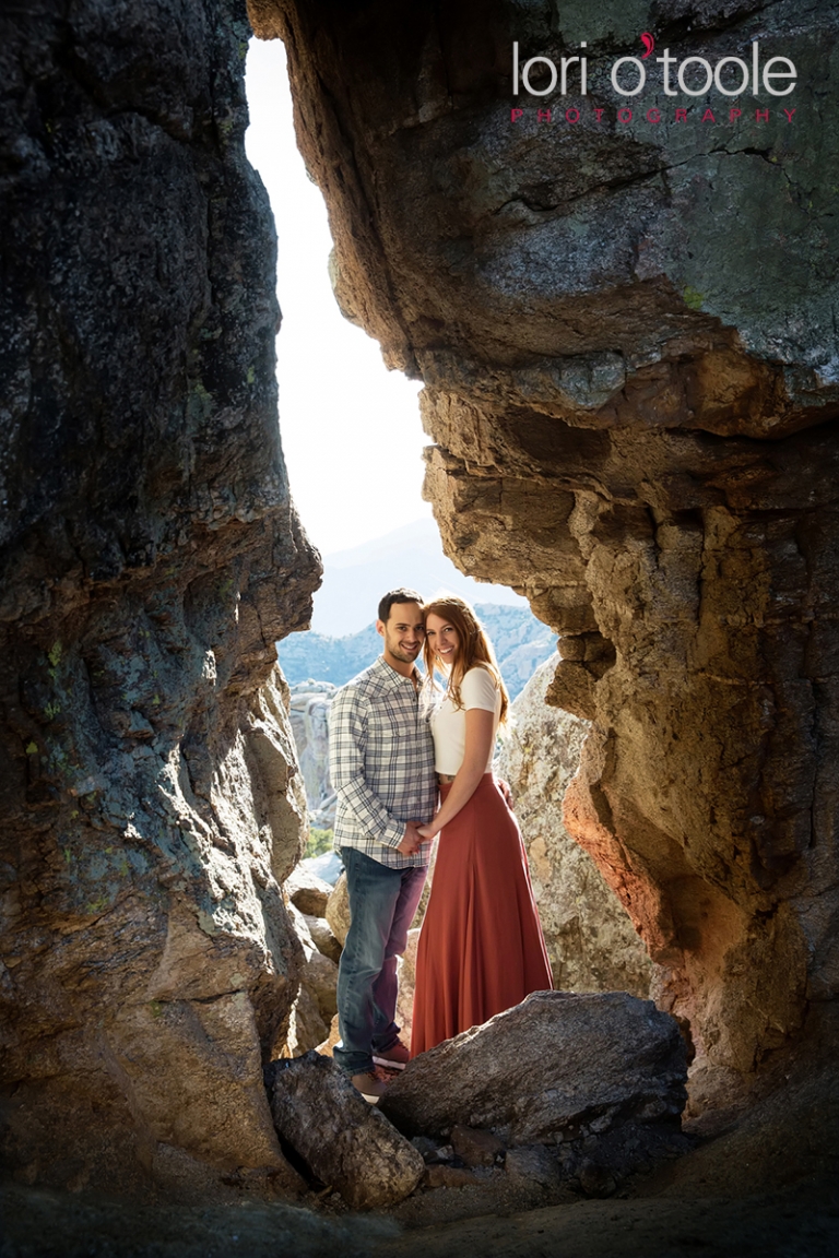 Mount Lemmon engagement photos; Lori OToole Photography; Tucson Wedding Photographers