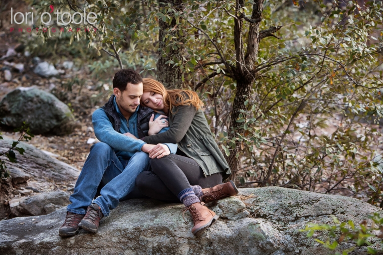 Mount Lemmon engagement photos; Lori OToole Photography; Tucson Wedding Photographers