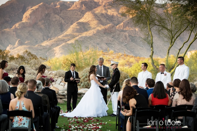 Westin LaPaloma wedding ceremony, Lori OToole Photography