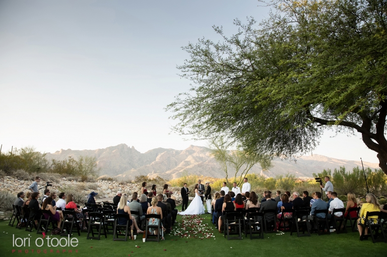 Westin LaPaloma wedding ceremony, Lori OToole Photography