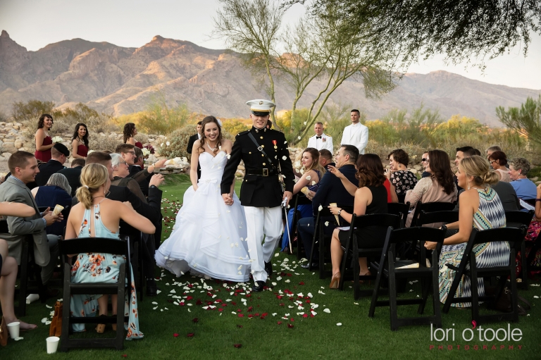Westin LaPaloma wedding ceremony, Lori OToole Photography