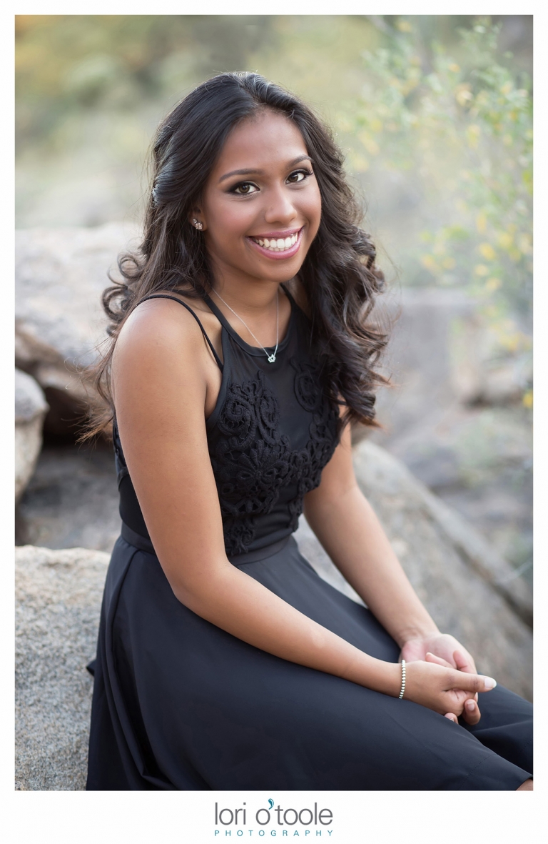 Tucson senior picture in the desert; Lori OToole Photography