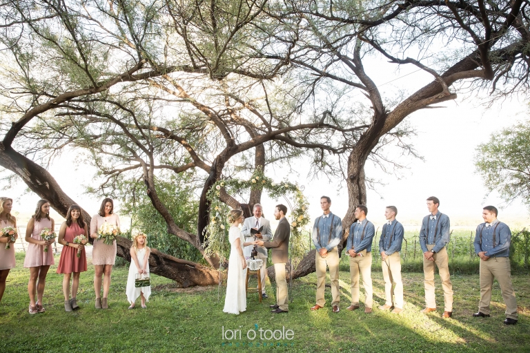 wedding at Agua Linda Farm; Lori OToole Photography; Arizona farm weddings