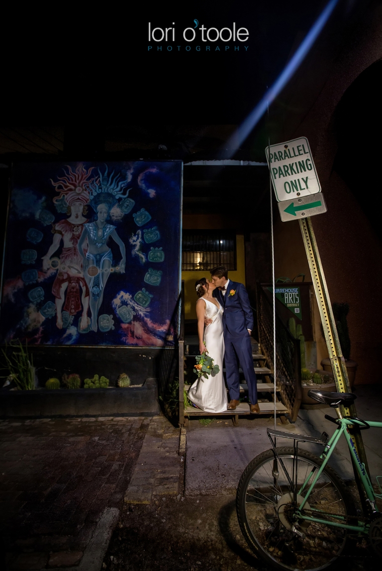 Tucson Botanical Gardens wedding; Borderlands Brew Pub wedding; Lori OToole Photography