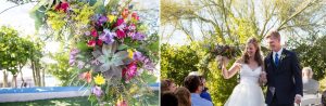 Hacienda Del Sol Wedding; Lori OToole Photography; colorful desert wedding