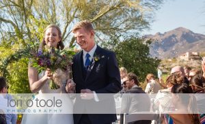 Hacienda Del Sol Wedding; Lori OToole Photography; colorful desert wedding