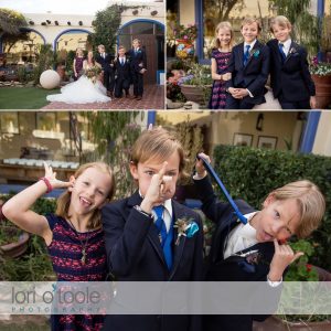 Hacienda Del Sol Wedding; Lori OToole Photography; colorful desert wedding