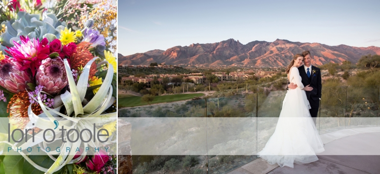 Hacienda Del Sol Wedding; Lori OToole Photography; colorful desert wedding