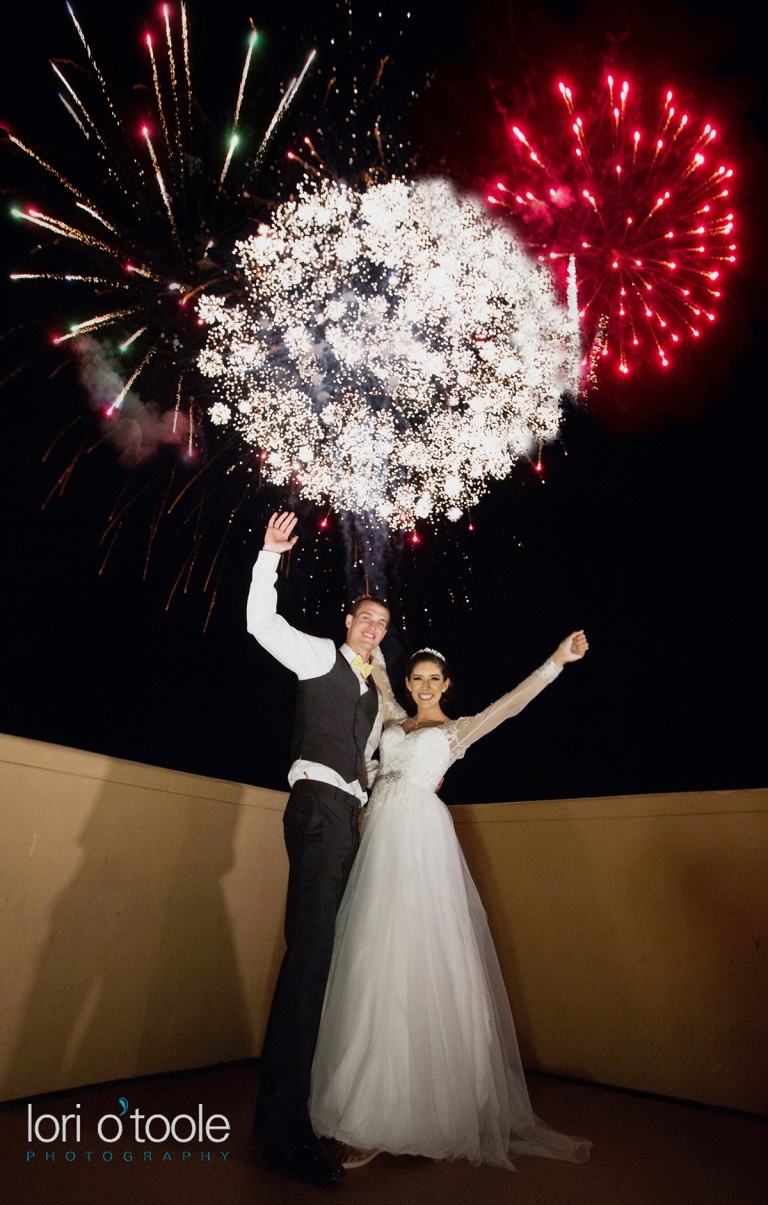 JW Marriott Starr Pass wedding; Lori OToole Photography; St Augustines wedding; St augustines Tucson; classic desert wedding; wedding fireworks