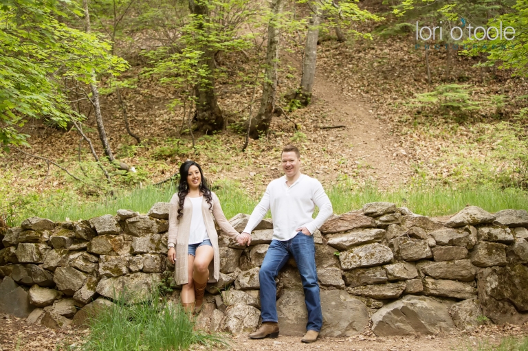 mt lemmon engagement photos; Lori OToole Photography; Arizona forest