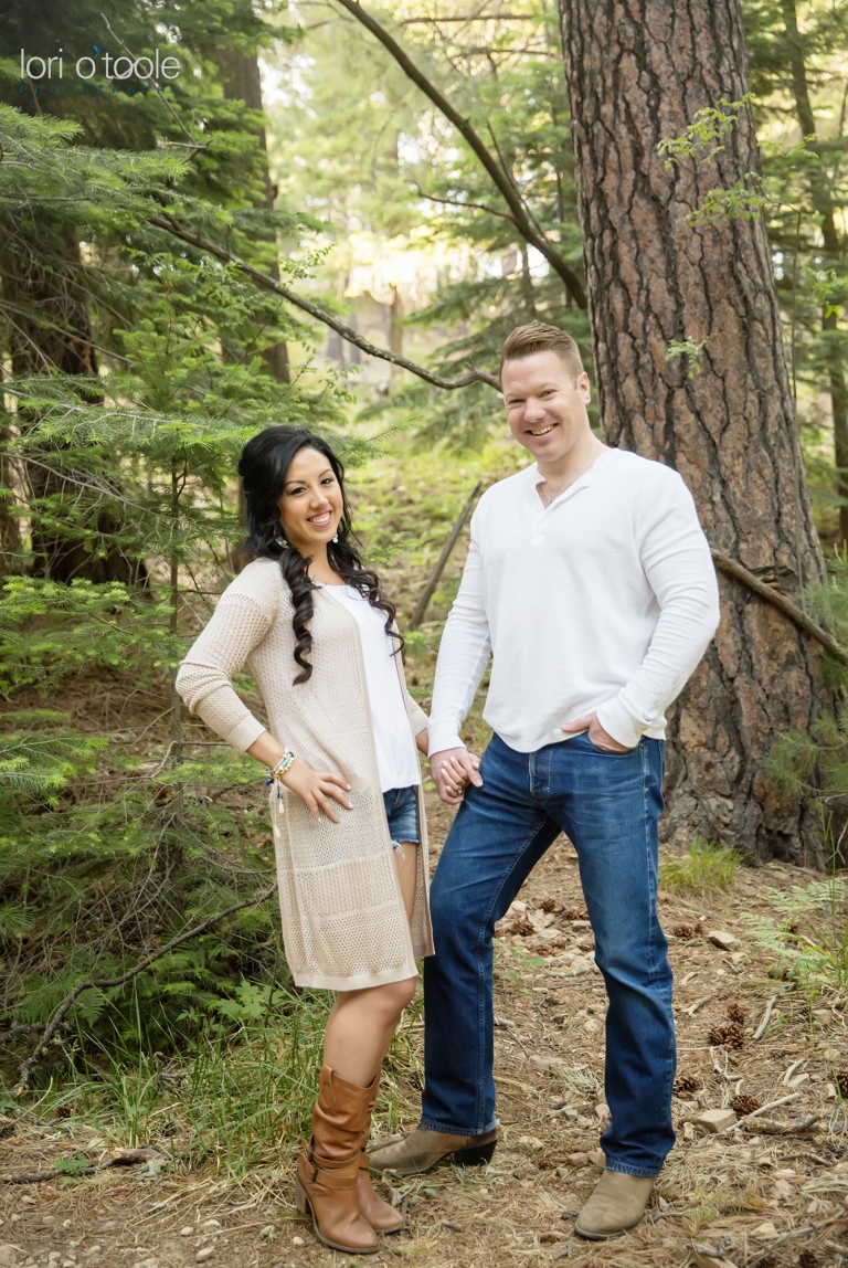 mt lemmon engagement photos; Lori OToole Photography; Arizona forest