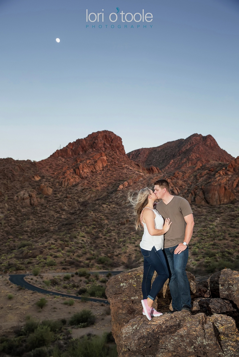 Gates Pass Tucson; Lori OToole Photography; Tucson engagement photos