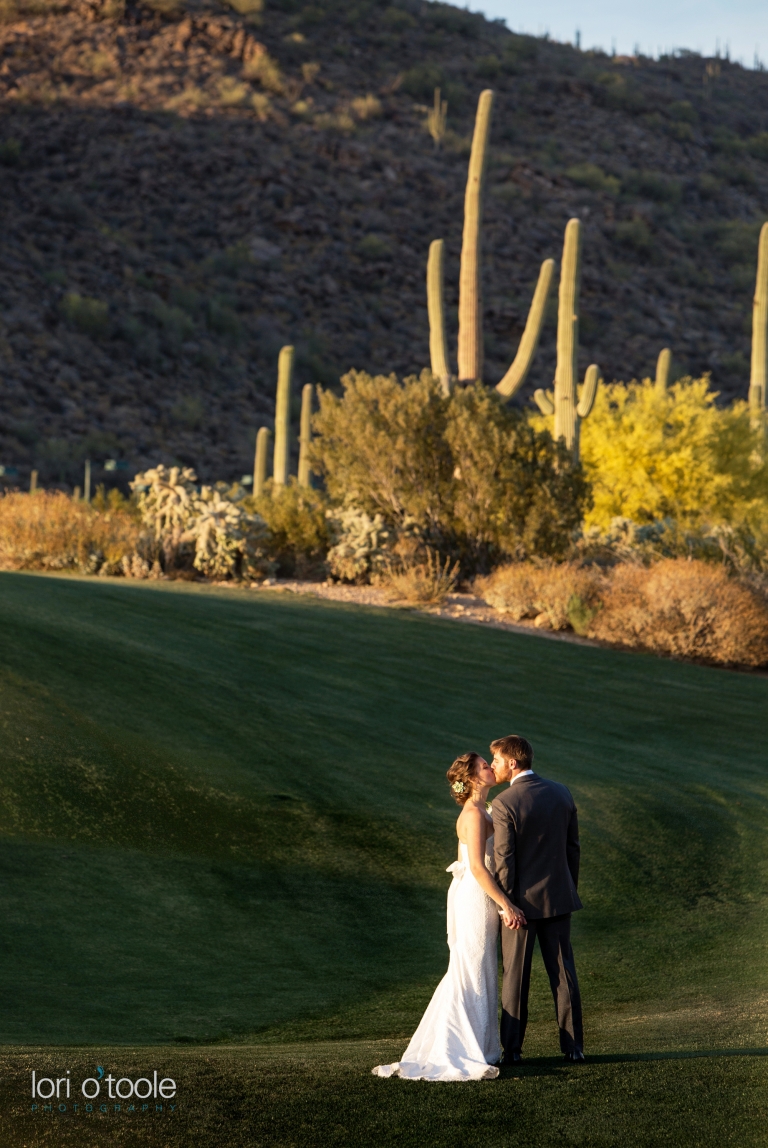 Ritz Carlton Dove Mountain wedding; Lori OToole Photography; Arizona elegant wedding; love letters; arizona sunset