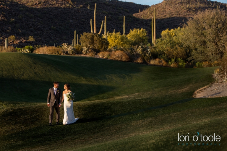 Ritz Carlton Dove Mountain wedding; Lori OToole Photography; Arizona elegant wedding; love letters; arizona sunset