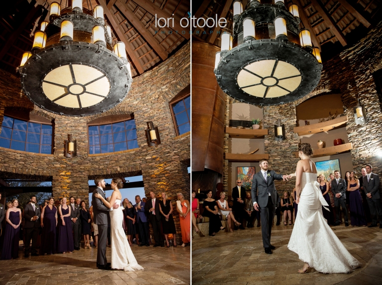 Ritz Carlton Dove Mountain wedding; Lori OToole Photography; Arizona elegant wedding; candles and farm tables