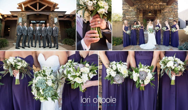Ritz Carlton Dove Mountain wedding; Lori OToole Photography; Arizona elegant wedding; candles and farm tables