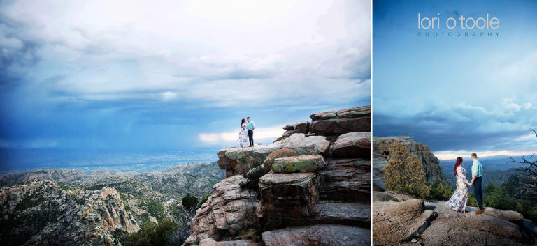 Mt Lemmon engagement photo with Lori OToole photography; Arizona photographers; Tucson photographers; Lori OToole; Mt Lemmon