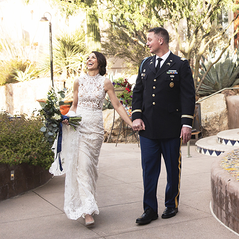 wedding Hacienda Del Sol; beautiful desert wedding